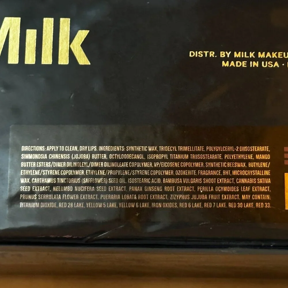 RARE! MILK MAKEUP Wu-Tang Clan Collab Lip Color Lipstick in 